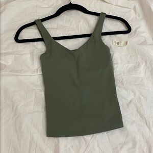 Olive Green Tank Top